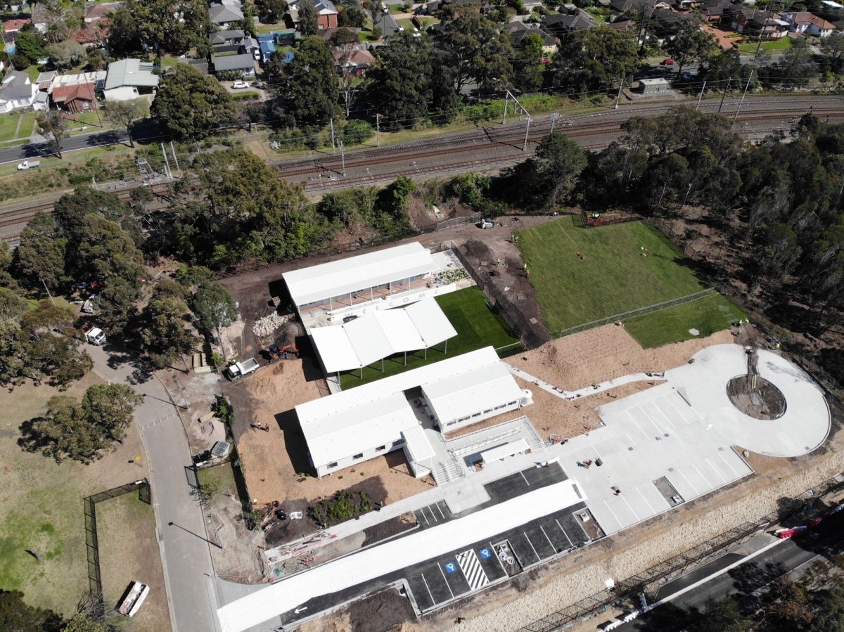 Loftus site from above